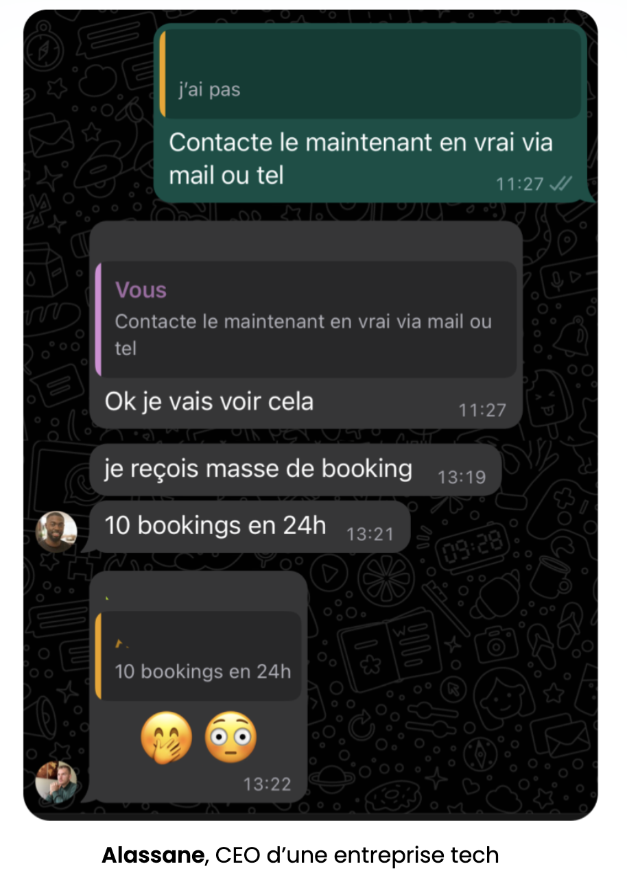 Whatsapp Booking
